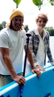 Auf dem Foto Robin Kassel und Theresa Neumann