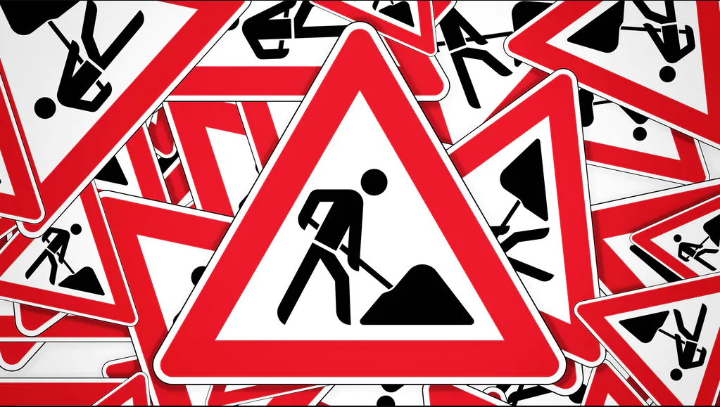 Verkehrszeichen Baustelle